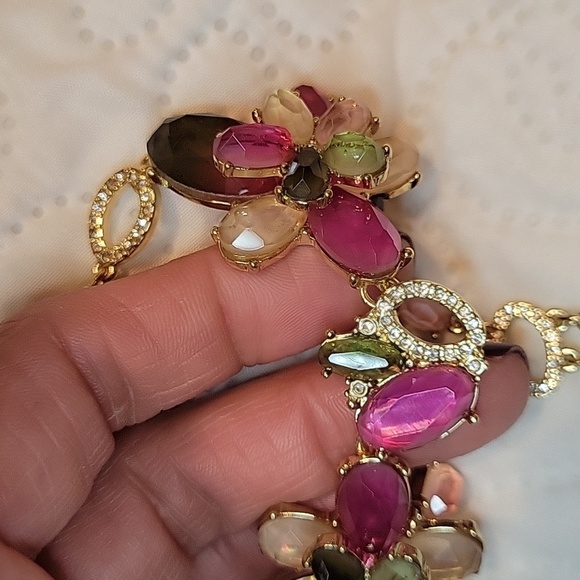 White House Black Market Semi precious stones necklace NWT - Picture 11 of 16